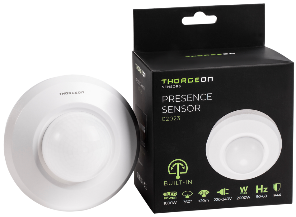 Thorgeon - 02023 Presence Sensor White 20m 1000W IP44