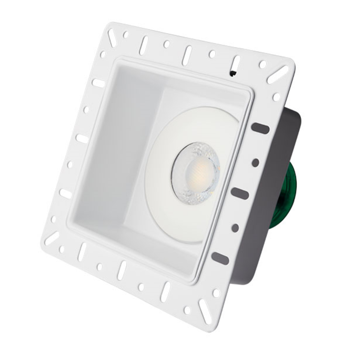 LED Firestay Bracket, Square Trimless For LED Firestay, White - 10513