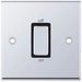 Selectric 7M-Pro Polished Chrome 1 Gang 45A DP Switch with Black Insert