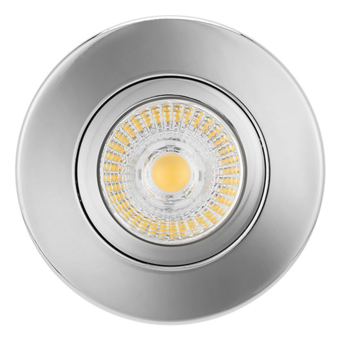 Bell Downlight, Fireproof Centretilt, 6W 240V, Chrome - 10657