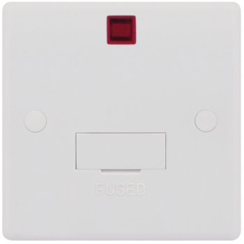 Selectric Smooth 13A Fused Connection Unit with Neon