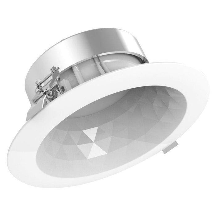 Kosnic KCDLLS24FR-W40-WHT  24W Commercial 8" Faceted LED Downlight - Cool White