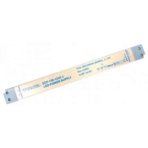 ECP150-24VF-1 - Ecopac ECP150-24VF-1 Slimline Constant Voltage LED Driver 150W 12V LED Driver Easy Control Gear - Easy Control Gear