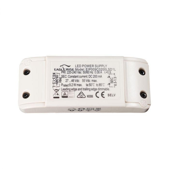 EIP009C0250LSD1L - Eaglerise Constant Current Triac Dimmable LED Driver 9W-250mA LED Driver Easy Control Gear - Easy Control Gear