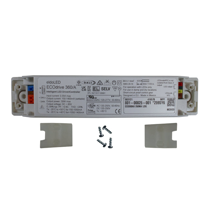 eldoLED ECOdrive 360/A6 - 30w DALI dimmable constant current LED driver with configuration - DISCONTINUED