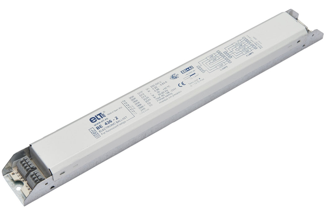 ELT 18 W, 24 W, 30 W, 36 W, 39 W Electronic Compact Fluorescent Lighting Ballast, 220 → 240 V ECG-OLD SITE ELT - Easy Control Gear