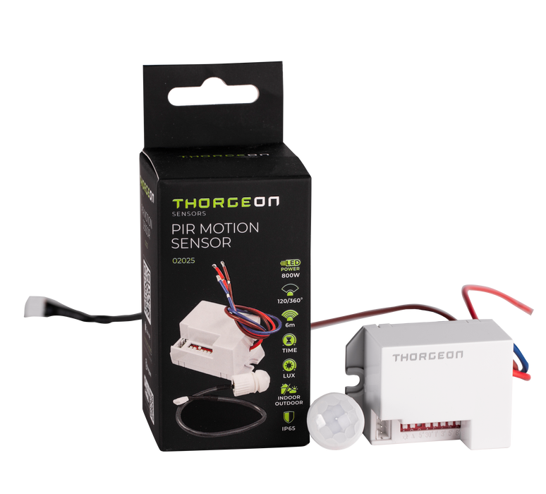 Thorgeon - 02025 PIR Motion Sensor 6m 800W IP65
