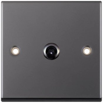 Selectric 7M-Pro Black Nickel 1 Gang 10A Intermediate Toggle Switch