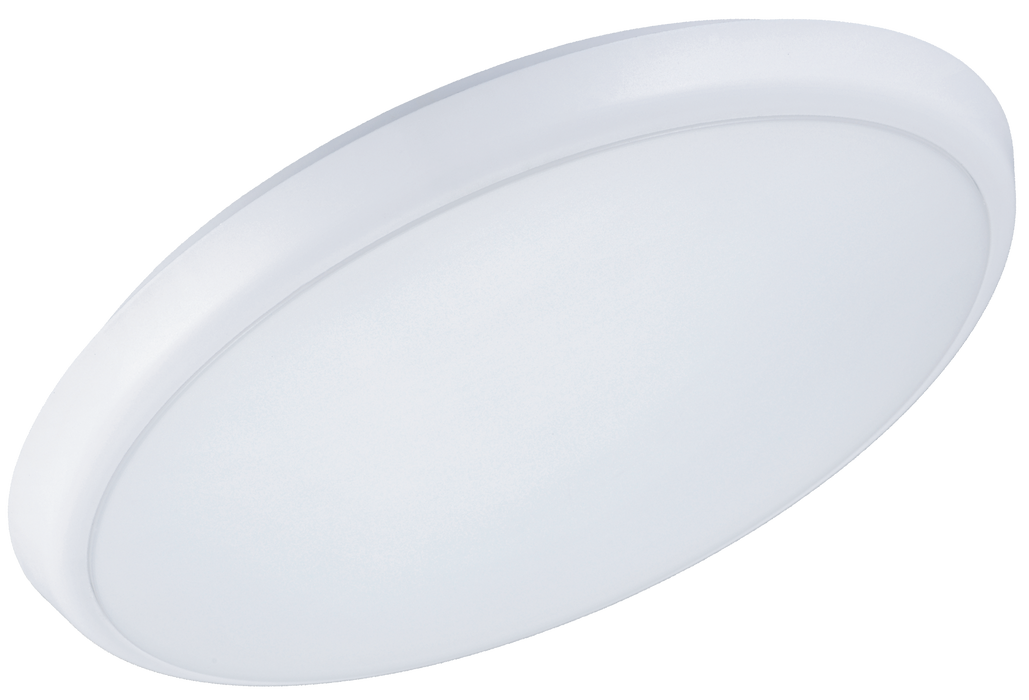 Thorgeon - 03039 Emergency SLIM Circular Microwave Sensor LED Lamp 18W 3000K/4000K/6000K 1900Lm 5-15m IP65 IK10 5H-Accumulator