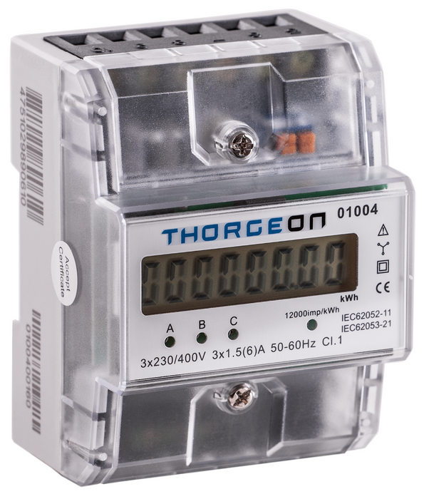 Thorgeon - 01004 3-Phase CT DIN Energy Meter 6A