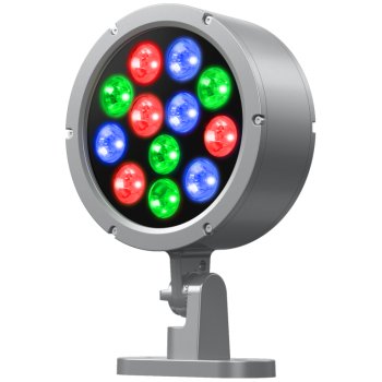 Ansell Lighting AKAR1/1/RGBW27/UWB/DMX  Kamar 1 35W RGB & 2700K 60° Symmetrical LED DMX Floodlight