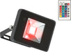 230V IP65 50W RGB LED Black Die-Cast Aluminium Floodlight  Knightsbridge - Easy Control Gear