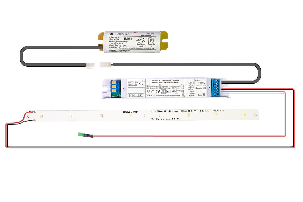 HLP/1S/LED/S16  T5 Led Emergency Solution  LITEPLAN - Easy Control Gear