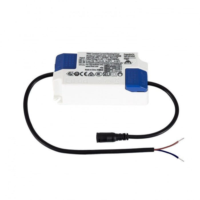 LIFUD TRIAC Dimmable Driver Jack connection Output 25-40 DC 14W LF-GDE014YG LED Driver lifud - Easy Control Gear