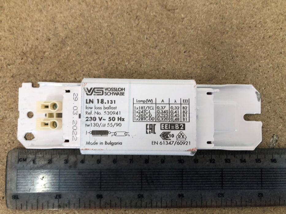VOSSLOH - LN18.131-VO 1x18w T8 Ballast