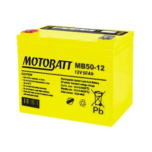MOTOBATT - MB50-12 MOTOBATT AGM MOBILITY BATTERY 12V 50AH