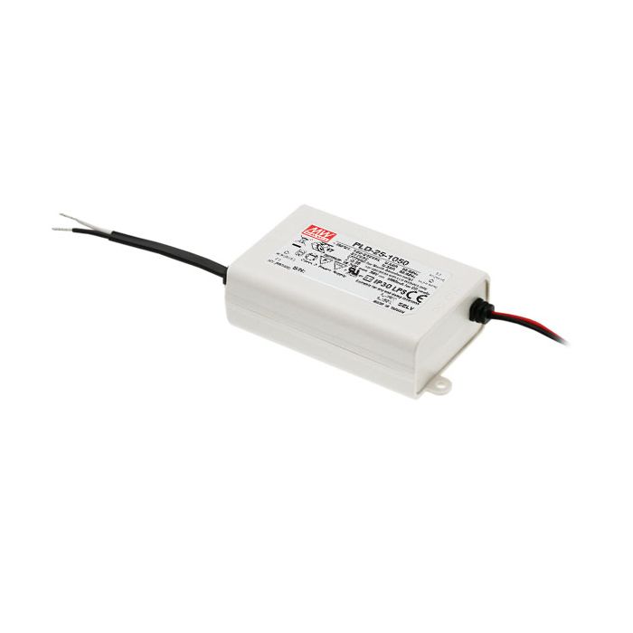 Alimentation LED Mean Well PLD-25-1400, 12-18V (max 25V) 1400mA - Neuf En Boîte Ouverte