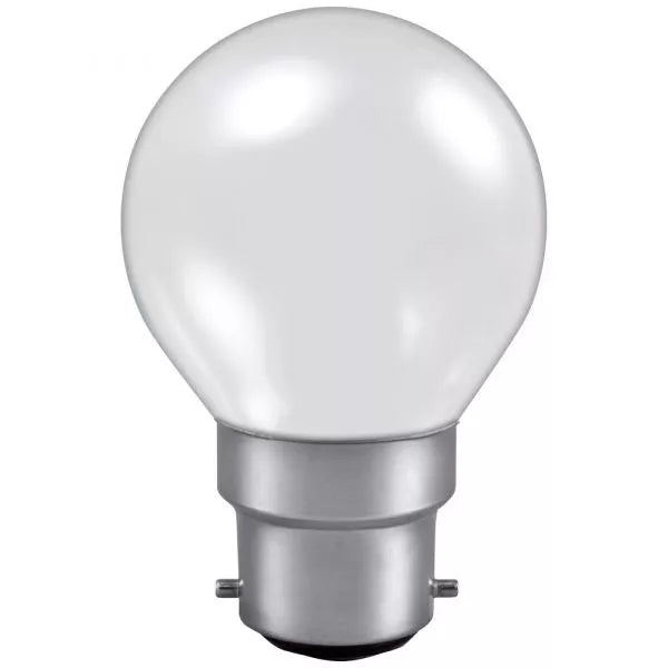 Bellight 40W 230V BC B22 Dimmable Warm White G45 Golf Ball Round Opal - DISCONTINUED