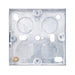 Selectric 1-2 Gang Galvanised Steel Back Box