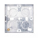 Selectric Square 1 Gang 35mm Galvanised Steel Back Box