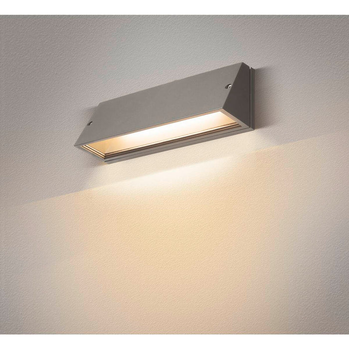 SLV 1003454 - PEMA® WL, outdoor LED surface-mounted wall light grey CCT switch 3000/4000K