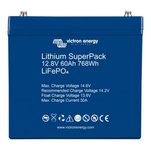 VICTRON ENERGY LITHIUM SUPER PACK BATTERY 12.8V 60AH BAT512060705