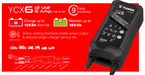 YCX5.0 Yuasa 12v 5.0A 8-Stage Smart Charger, Now a YCX6 Yuasa Battery Chargers The Lamp Company - Easy Control Gear