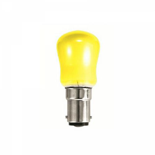Pygmy 15w 240v Ba15d/SBC Osram Yellow Light Bulb
