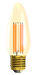 Bell 01432 - 4W LED Vintage Candle - ES, Amber, 2000K LED Vintage - Non Dimmable Bell - The Lamp Company