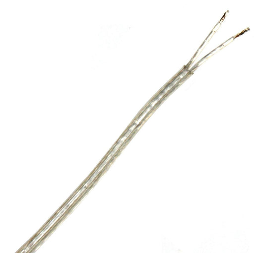 01745 Transparent Round Twin 0.75mm Flex - 1 Metre - Lampfix - Sparks Warehouse
