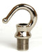 05069 Hook ½" Male Thread Nickel - Lampfix - Sparks Warehouse