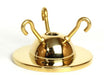 05070 - 3-hook Ceiling Plate Brass 2¾” Ø - Lampfix - sparks-warehouse