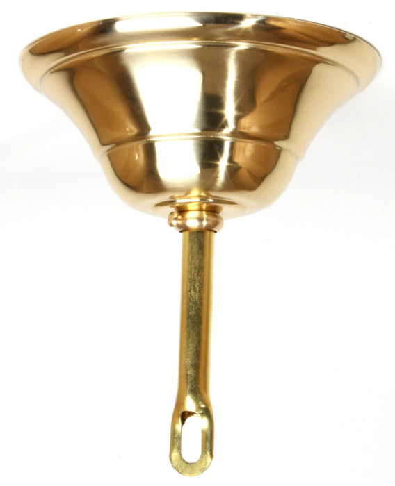 05072 Brass Ceiling Assembly 105mm Ø - Lampfix - Sparks Warehouse