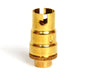 05180 SBC Candle 10mm Lampholder Brass - SBC / Small Bayonet Cap / B15, Brass, 10mm Thread Entry - Lampfix - Sparks Warehouse