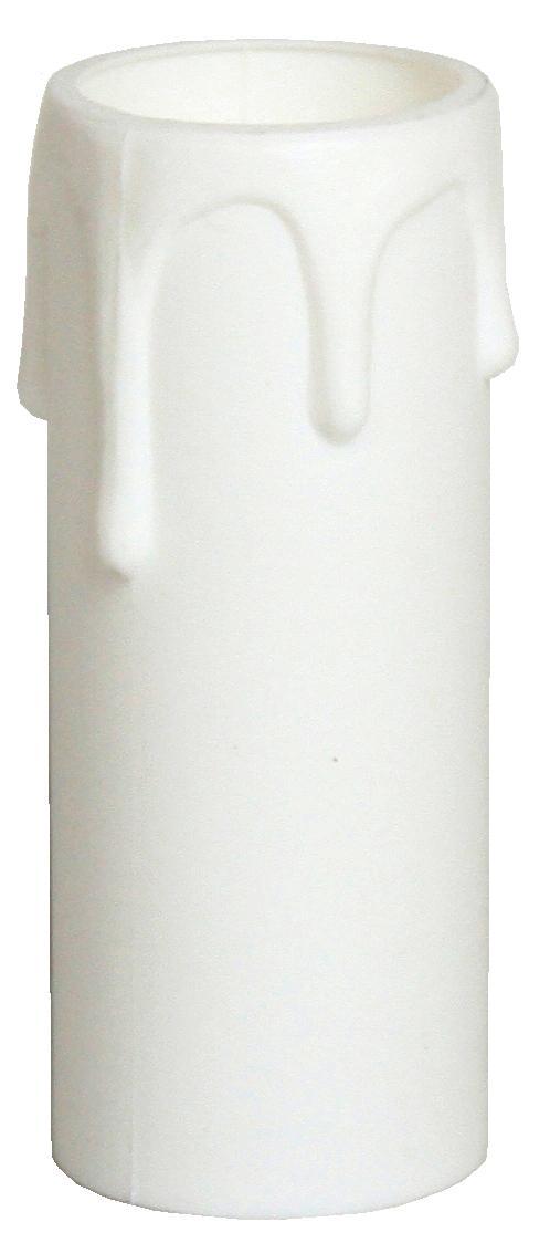 05188 Plastic Drip White 24x65 - White Plastic - Lampfix - Sparks Warehouse