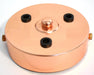 05341 Metalbrite Ceiling Rose Copper 100mm Ø 3-hole - Lampfix - Sparks Warehouse