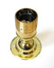 05423 Battenholder ES Solid Brass Domed 65mm Ø - ES / Edison Screw / E27, Brass, Batten - Lampfix - Sparks Warehouse