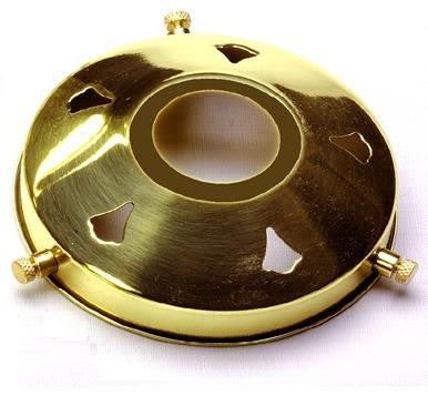 05476 - 4¼" Polished Brass Gallery 29mm hole - Lampfix - sparks-warehouse