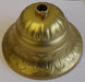 05504 - Decorative Brass Ceiling Cup with Securing Screw Height 58mm Ø90mm - Lampfix - sparks-warehouse