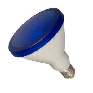 Bell Lighting 05653 - LED BLUE 240v 15w E27/ES PAR38 122mm Flood Reflector - 30000 Hours LED Lighting Bell - Sparks Warehouse