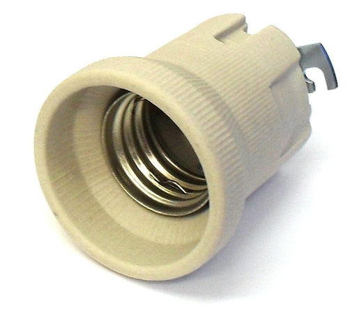 05702 GES (E40) Porcelain Lampholder - E40, Porcelain, Batten - Lampfix - Sparks Warehouse