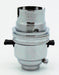 05736 Ecofix BC Lampholder ½" Switched Chrome External Earth - BC / Bayonet Cap / B22, Chrome, ½" Thread Entry - Lampfix - Sparks Warehouse