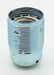 05742 Lampholder 10mm ES Chrome Threaded Skirt - ES / Edison Screw / E27, Chrome, 10mm Thread Entry - Lampfix - Sparks Warehouse