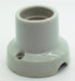 05743 ES Porcelain Decorative Battenholder - ES / Edison Screw / E27, Porcelain, Batten - Lampfix - Sparks Warehouse