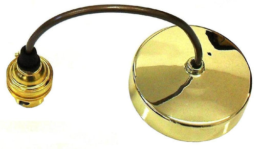 05752 Pendant Set 9" Brass (Gold Flex & Brass Lampholder) - Lampfix - Sparks Warehouse