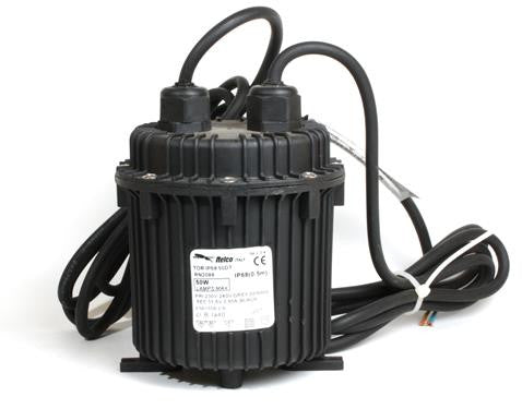 05907 - IP68 12V Transformer Black 50W Cylinder Shape - LampFix - sparks-warehouse