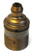 05980 Lampholder ES Antique Brass Threaded Skirt with Cordgrip - ES / Edison Screw / E27, Antique Brass, Cordgrip - Lampfix - Sparks Warehouse