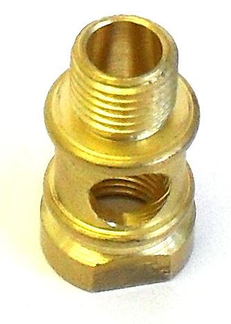 05992 Side Entry Brass 10mm - Lampfix - Sparks Warehouse