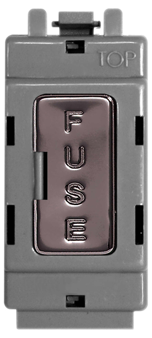 BG Nexus GBNFUSE Grid Black Nickel Fuse Holder Module 13A Fused - BG - sparks-warehouse