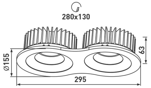 BG LKTMODDRFGY Dbl Circular Frame Gry - BG - sparks-warehouse